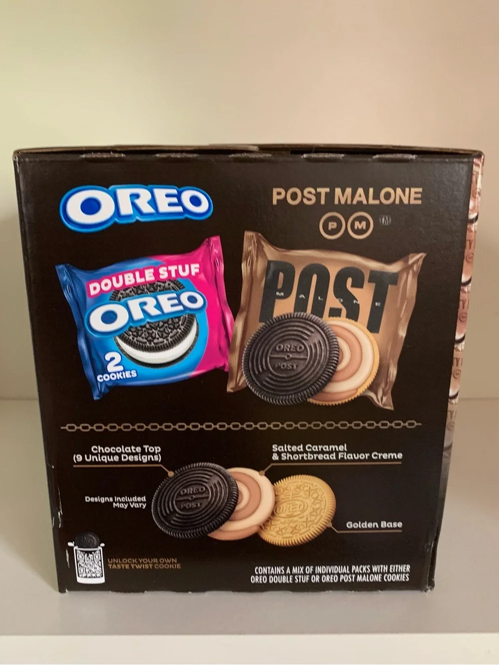 Empty post Malone Oreos box sealed